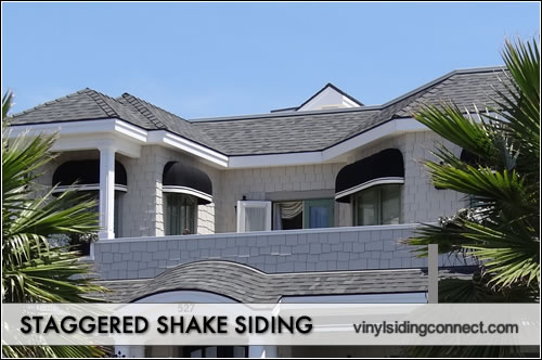 staggered shake siding