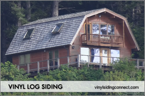 vinyl log siding
