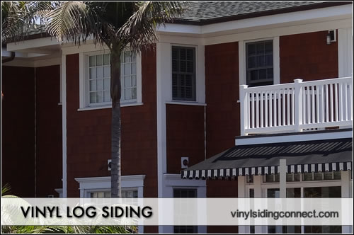 vinyl log siding